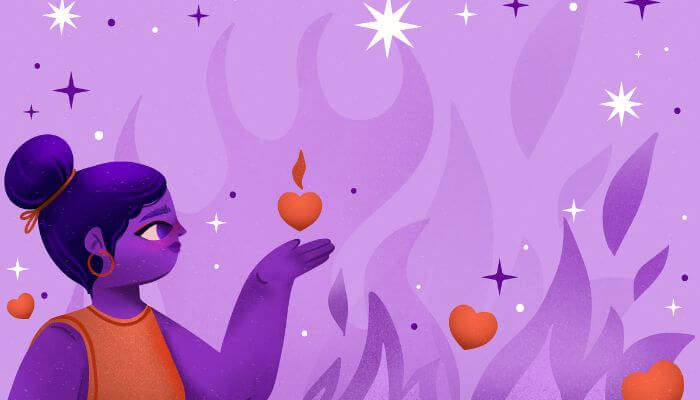 Representação de equilíbrio energético e harmonia interior inspirada em ensinamentos tântricos e da magia sexual